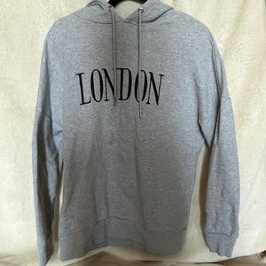 LONDON embroidered hoodie